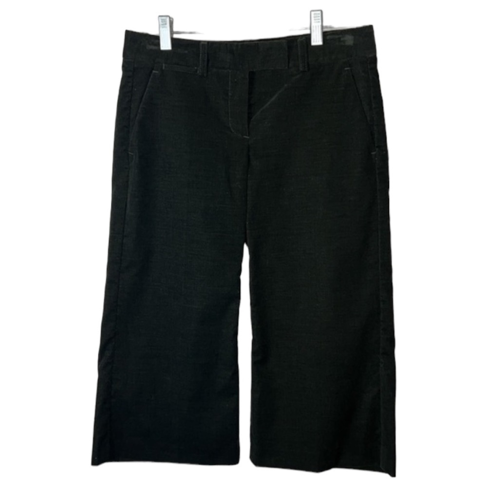 Theory Dark Olive Green Corduroy Coulettes Size 2